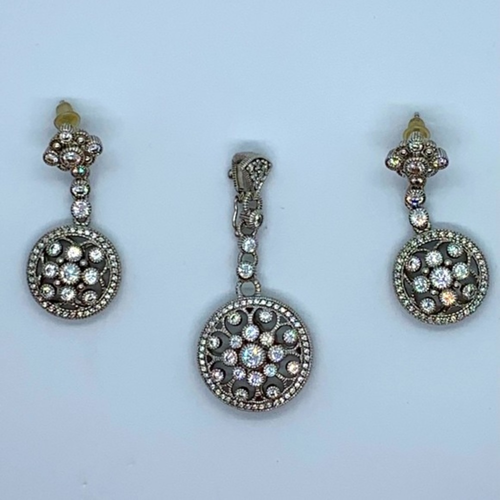 Judith Ripka Enhancer Silver Diamonique ONLY